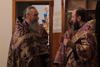 29-В Неделю 5-ю Великого поста епископ Амфилохий совершил Божественную Литургию в Андреевском кафедральном соборе