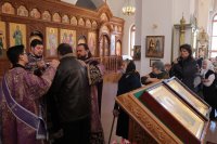 33-В Неделю 5-ю Великого поста епископ Амфилохий совершил Божественную Литургию в Андреевском кафедральном соборе