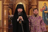 38-В Неделю 5-ю Великого поста епископ Амфилохий совершил Божественную Литургию в Андреевском кафедральном соборе