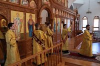 9-В Неделю 4-ю по Пятидесятнице архиепископ Амфилохий возглавил служение Божественной Литургии в главном храме Восточного Казахстана