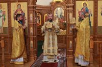 26-В Неделю 4-ю по Пятидесятнице архиепископ Амфилохий возглавил служение Божественной Литургии в главном храме Восточного Казахстана