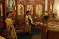 1-Праздничное архипастырское служение в канун дня памяти святых первоверховных апостолов Петра и Павла