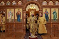 11-Праздничное архипастырское служение в канун дня памяти святых первоверховных апостолов Петра и Павла