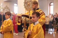 12-В день Усекновения главы Иоанна Крестителя архиепископ Амфилохий совершил Божественную Литургию в Андреевском кафедральном соборе