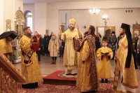 4-В Неделю 26-ю по Пятидесятнице архиепископ Амфилохий совершил Божественную Литургию в Андреевском кафедральном соборе