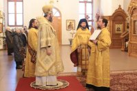 7-В Неделю 26-ю по Пятидесятнице архиепископ Амфилохий совершил Божественную Литургию в Андреевском кафедральном соборе