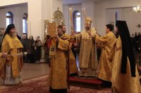 10-В Неделю 26-ю по Пятидесятнице архиепископ Амфилохий совершил Божественную Литургию в Андреевском кафедральном соборе