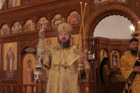 14-В Неделю 26-ю по Пятидесятнице архиепископ Амфилохий совершил Божественную Литургию в Андреевском кафедральном соборе