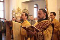 21-В Неделю 26-ю по Пятидесятнице архиепископ Амфилохий совершил Божественную Литургию в Андреевском кафедральном соборе