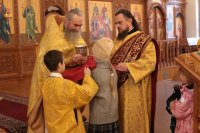 38-В Неделю 26-ю по Пятидесятнице архиепископ Амфилохий совершил Божественную Литургию в Андреевском кафедральном соборе