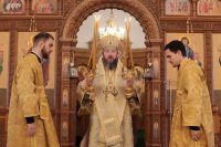 40-В Неделю 26-ю по Пятидесятнице архиепископ Амфилохий совершил Божественную Литургию в Андреевском кафедральном соборе