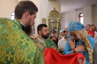 53-«Приидите, людие, Триипостасному Божеству поклонимся!» Празднование Святой Пятидесятницы в главном храме Восточного Казахстана