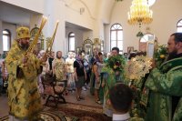 63-«Приидите, людие, Триипостасному Божеству поклонимся!» Празднование Святой Пятидесятницы в главном храме Восточного Казахстана