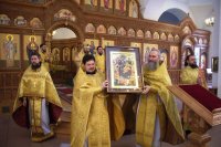 3-В Андреевском соборе торжественно встретили чтимую икону Божией Матери