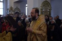 8-В Андреевском соборе торжественно встретили чтимую икону Божией Матери