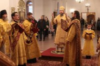 14-Архиепископ Амфилохий совершил Божественную Литургию в главном храме Восточного Казахстана