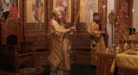 21-Архиепископ Амфилохий совершил Божественную Литургию в главном храме Восточного Казахстана