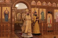 22-Архиепископ Амфилохий совершил Божественную Литургию в главном храме Восточного Казахстана