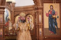 36-Архиепископ Амфилохий совершил Божественную Литургию в главном храме Восточного Казахстана