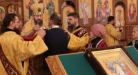 45-Архиепископ Амфилохий совершил Божественную Литургию в главном храме Восточного Казахстана