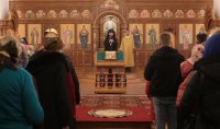 55-Архиепископ Амфилохий совершил Божественную Литургию в главном храме Восточного Казахстана