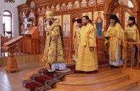 1-Божественная Литургия в день Происхождения Честных Древ Креста Господня в Андреевском кафедральном соборе
