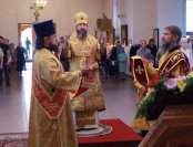 2-Божественная Литургия в день Происхождения Честных Древ Креста Господня в Андреевском кафедральном соборе