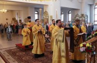 11-Божественная Литургия в день Происхождения Честных Древ Креста Господня в Андреевском кафедральном соборе