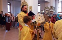 12-Божественная Литургия в день Происхождения Честных Древ Креста Господня в Андреевском кафедральном соборе