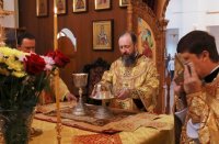19-Божественная Литургия в день Происхождения Честных Древ Креста Господня в Андреевском кафедральном соборе