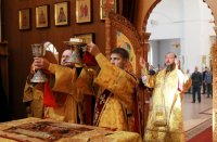 26-Божественная Литургия в день Происхождения Честных Древ Креста Господня в Андреевском кафедральном соборе