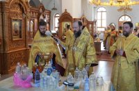 36-Божественная Литургия в день Происхождения Честных Древ Креста Господня в Андреевском кафедральном соборе