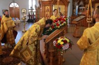 38-Божественная Литургия в день Происхождения Честных Древ Креста Господня в Андреевском кафедральном соборе
