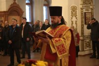 5-День памяти апостола Андрея Первозванного. Митрополит Александр возглавил Литургию в Андреевском кафедральном соборе Усть-Каменогорска