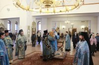 9-Праздник Сретения Господня. Божественная Литургия в Андреевском кафедральном соборе.