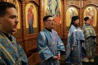 14-Праздник Сретения Господня. Божественная Литургия в Андреевском кафедральном соборе.