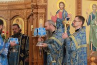 29-Праздник Сретения Господня. Божественная Литургия в Андреевском кафедральном соборе.
