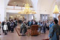 42-Праздник Сретения Господня. Божественная Литургия в Андреевском кафедральном соборе.