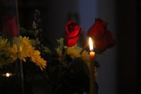 3-Вечернее богослужение в кафедральном соборе в канун праздника Входа Господня в Иерусалим