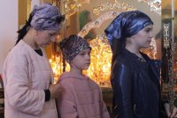 5-Вечернее богослужение в кафедральном соборе в канун праздника Входа Господня в Иерусалим