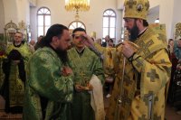 25-Вечернее богослужение в кафедральном соборе в канун праздника Входа Господня в Иерусалим