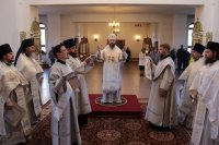 5-Служение епископа Амфилохия в день Лазаревой субботы