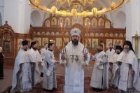11-Служение епископа Амфилохия в день Лазаревой субботы