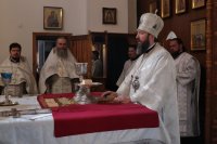 24-Служение епископа Амфилохия в день Лазаревой субботы