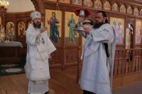 28-Служение епископа Амфилохия в день Лазаревой субботы