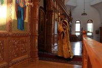 2-Вечернее богослужение в кафедральном соборе в канун Недели 5-ой по Пятидесятнице