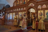 15-Вечернее богослужение в кафедральном соборе в канун Недели 5-ой по Пятидесятнице