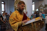 24-В день памяти святых Царственных мучеников архиепископ Амфилохий совершил Божественную Литургию в Андреевском кафедральном соборе