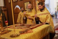 28-В день памяти святых Царственных мучеников архиепископ Амфилохий совершил Божественную Литургию в Андреевском кафедральном соборе