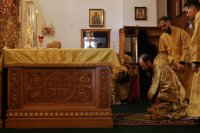 45-В день памяти святых Царственных мучеников архиепископ Амфилохий совершил Божественную Литургию в Андреевском кафедральном соборе
